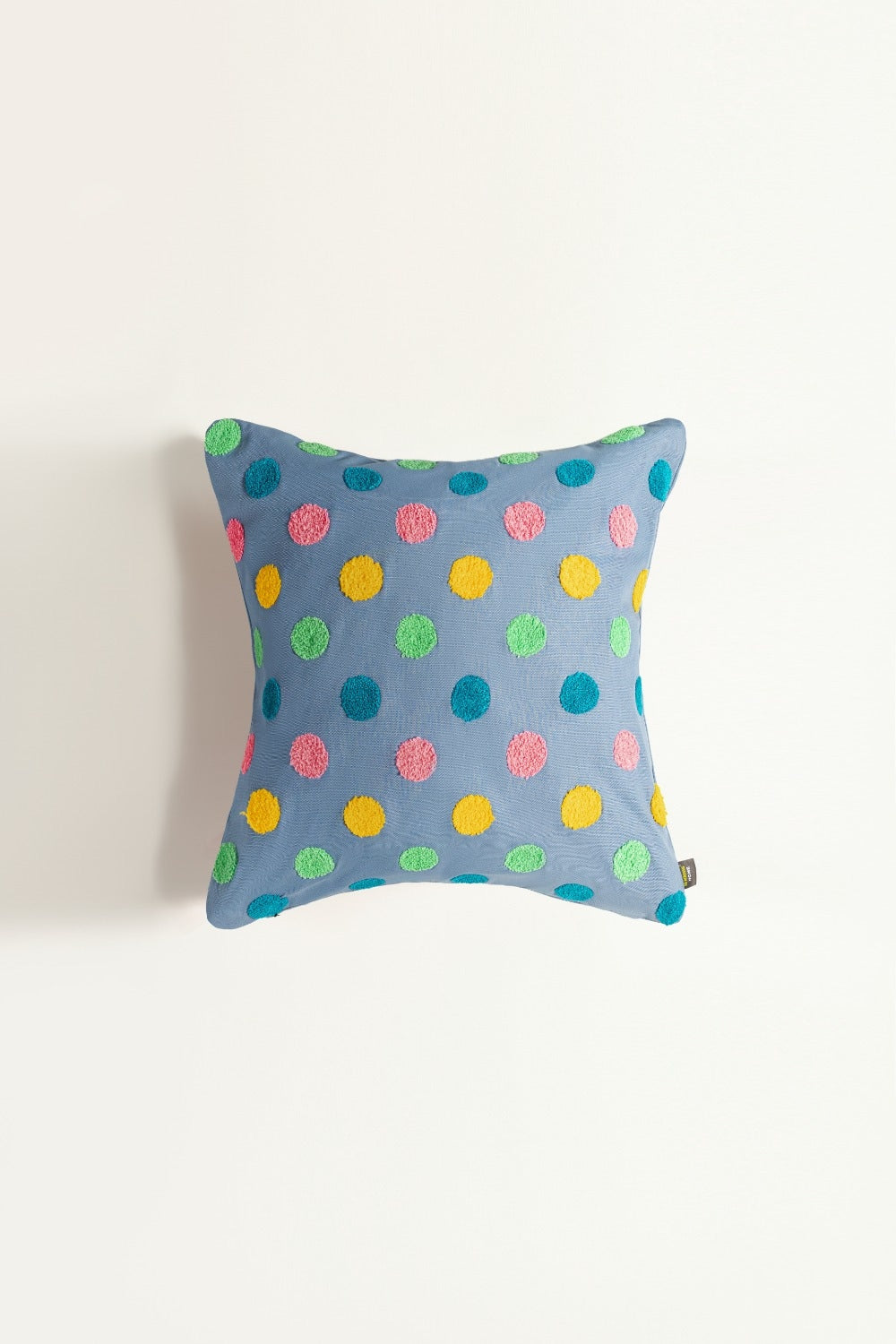 Dots 2 Terry Embroidered Cushion Cover