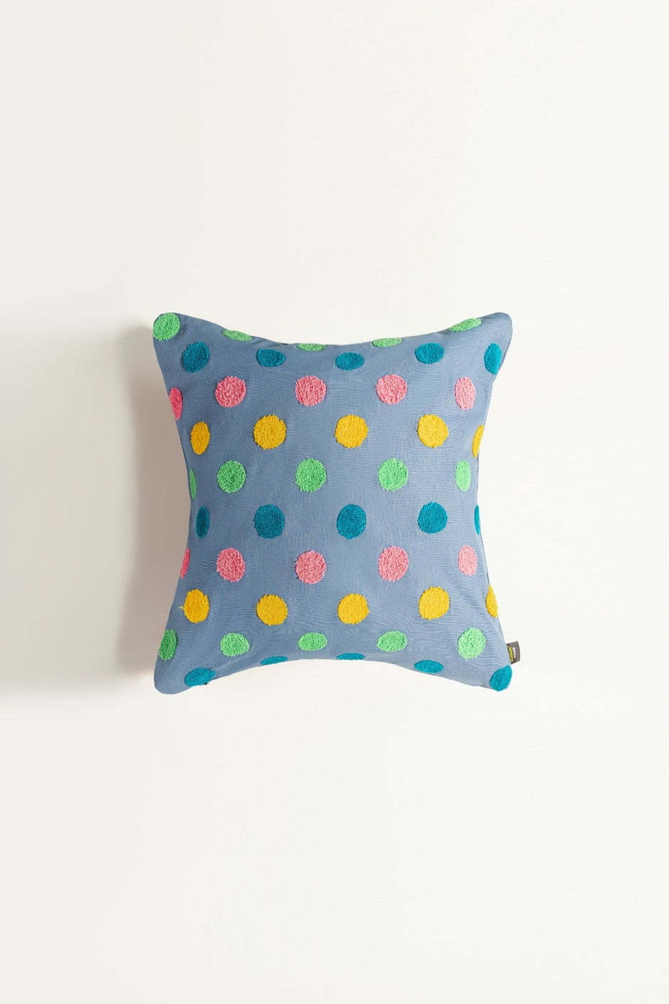 Dots 2 Terry Embroidered Cushion Cover