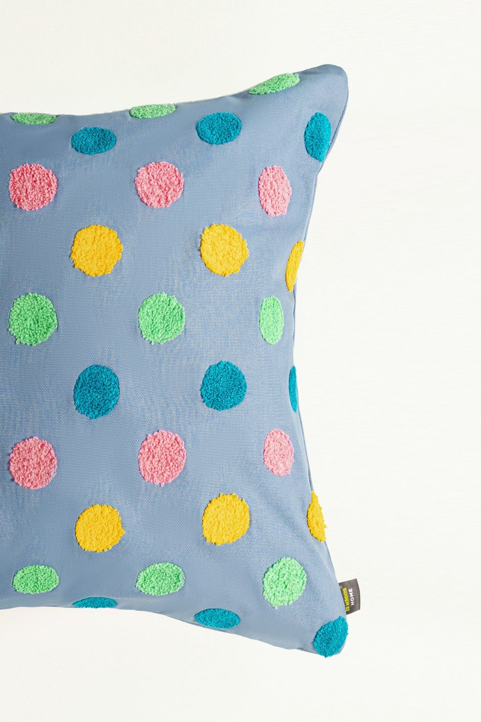 Dots 2 Terry Embroidered Cushion Cover