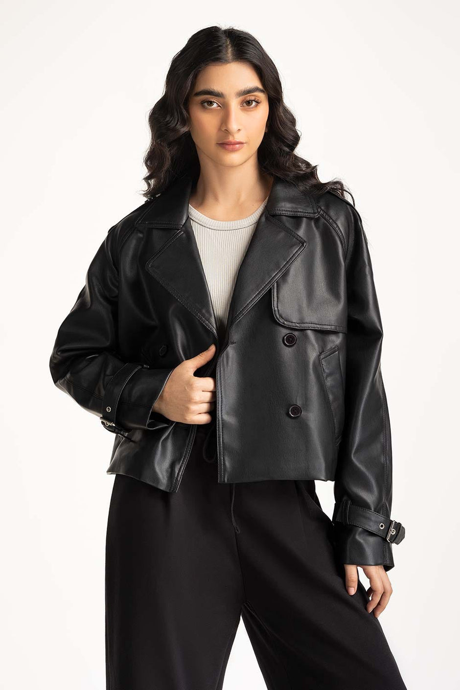 Double breasted jacket WM-JKT-WS24-059