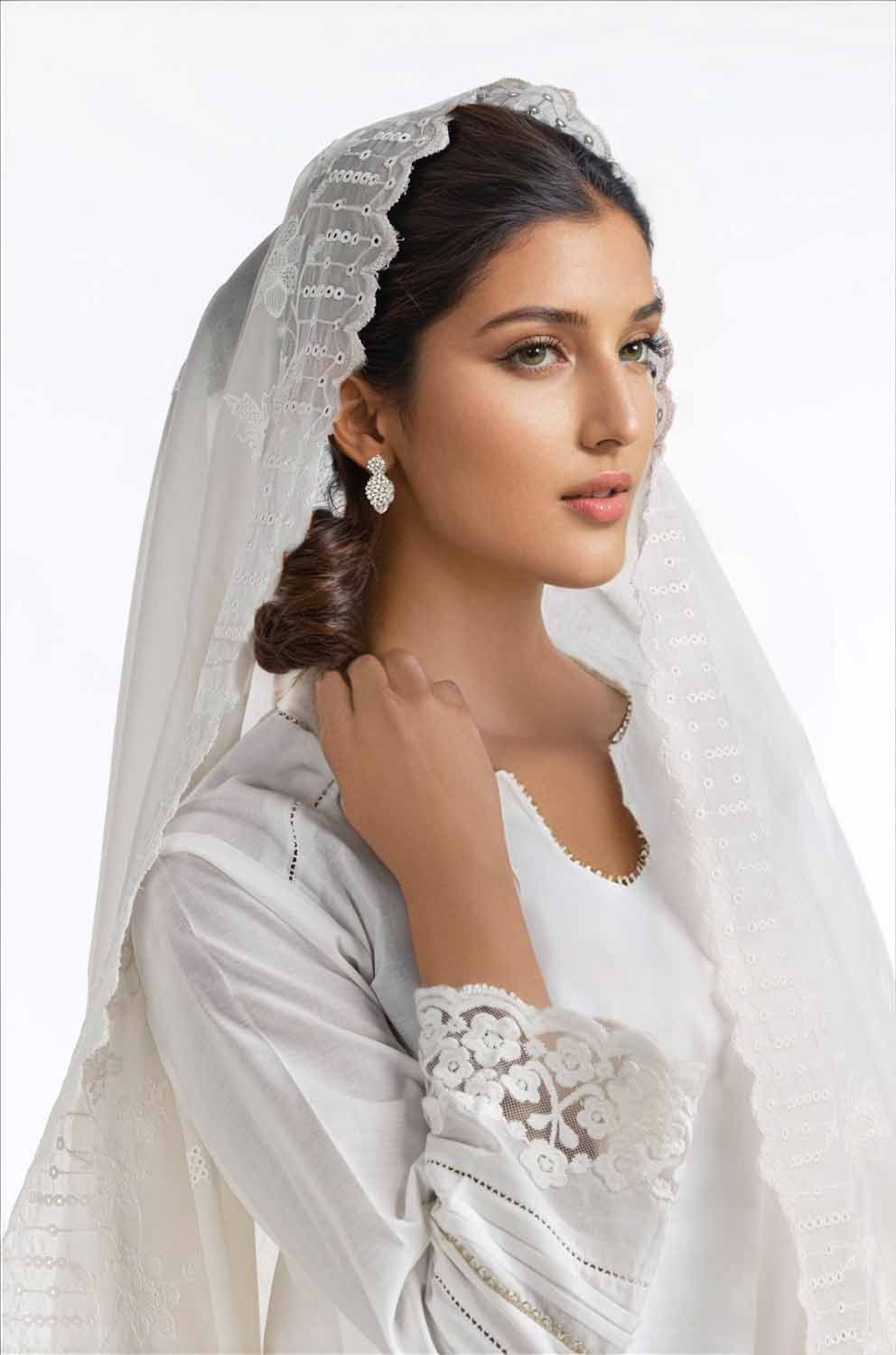 Embroidered Lawn Dupatta DP-42004
