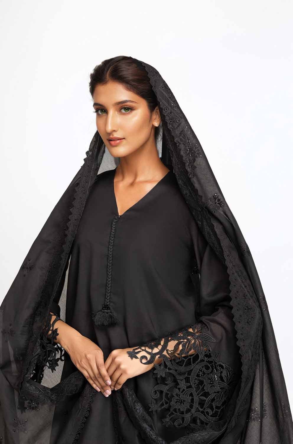 Embroidered Lawn Dupatta DP-42005