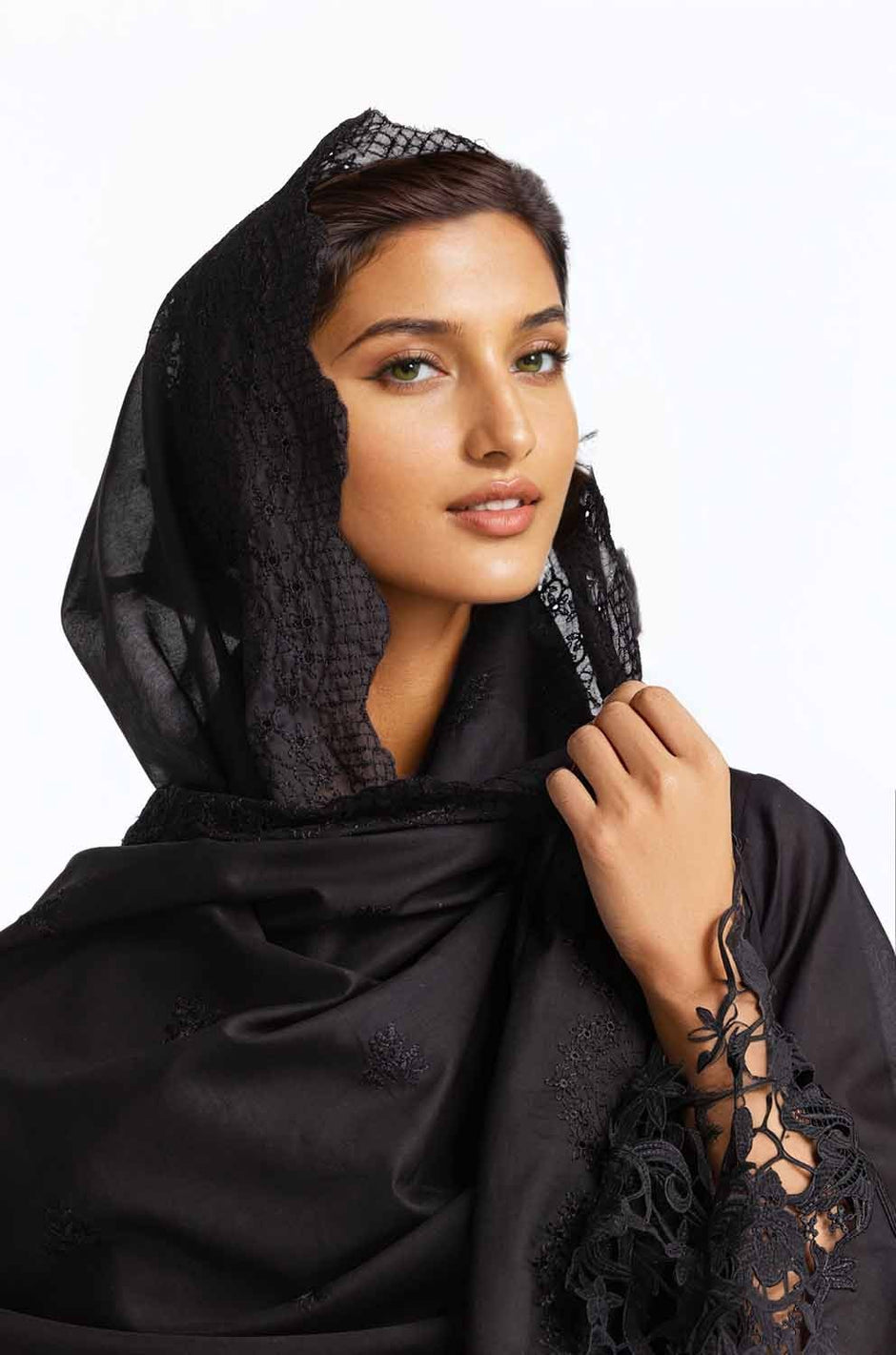 Embroidered Lawn Dupatta