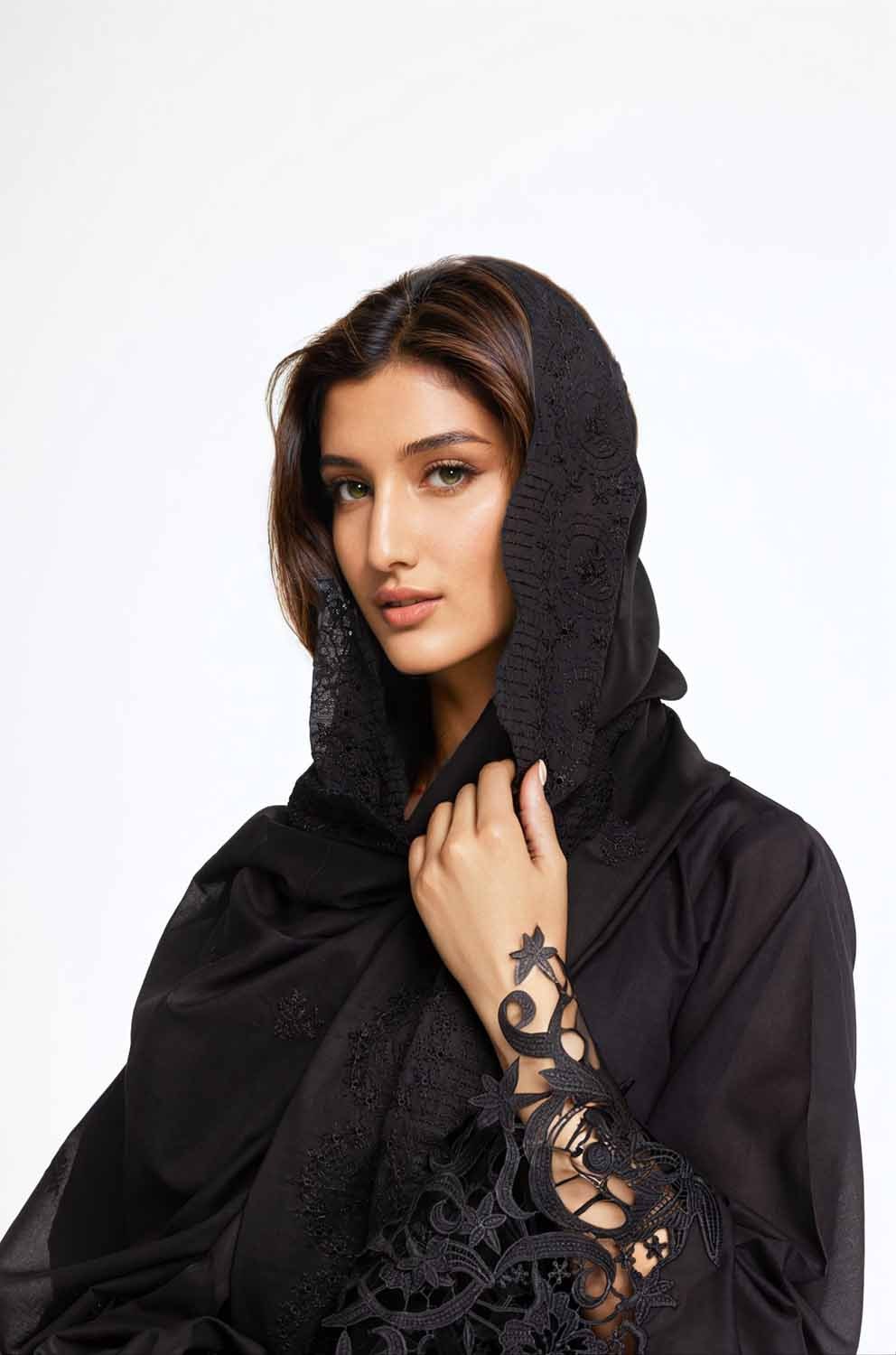 Embroidered Lawn Dupatta DP-42006