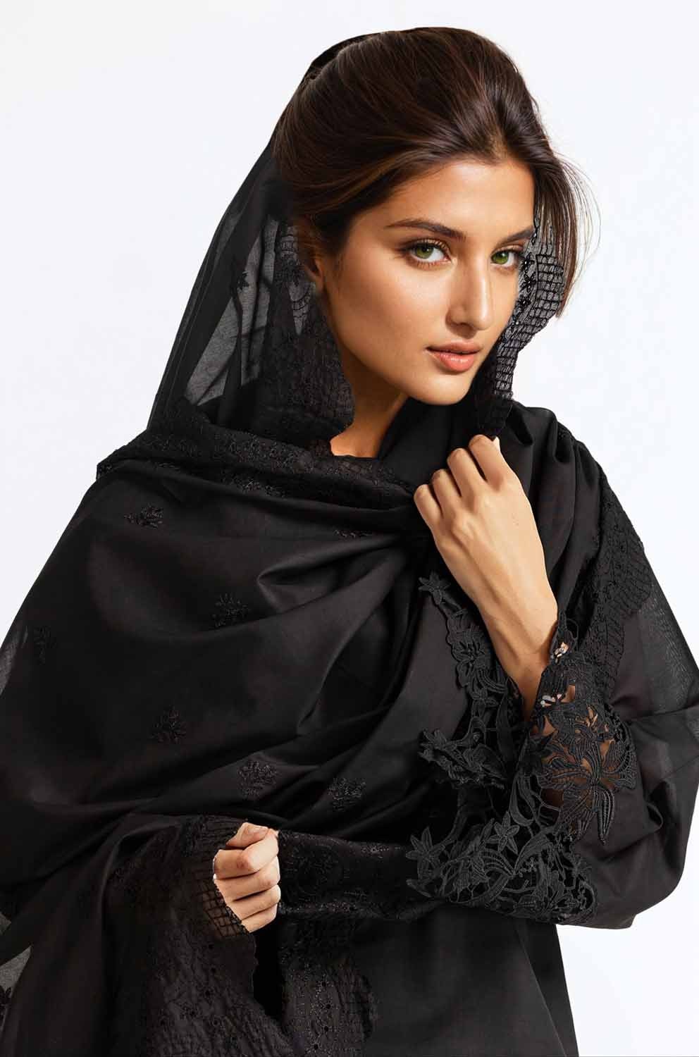 Embroidered Lawn Dupatta DP-42006