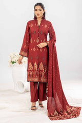 3 Piece Printed Karandi Jacquard Unstitched Suit WNS-32311 B