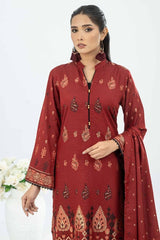 3 Piece Printed Karandi Jacquard Unstitched Suit WNS-32311 B