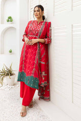 3 Piece Printed Lawn Unstitched Suit CL-32279 A
