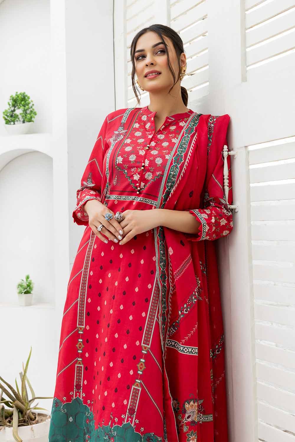 3 Piece Printed Lawn Unstitched Suit CL-32279 A