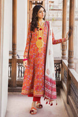 3 Piece Lawn Unstitched Foil Printed Suit CL-32243 A