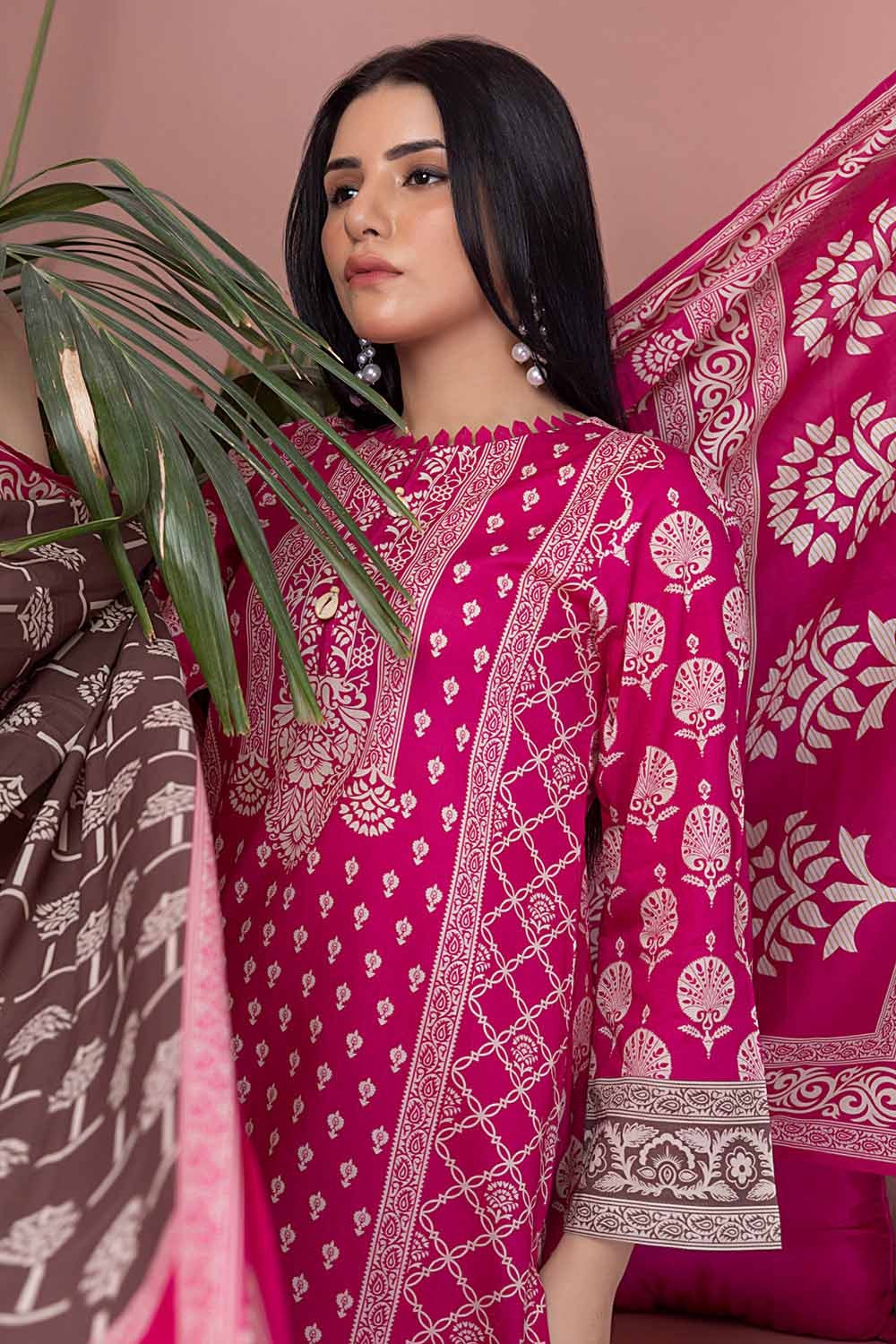 3 Piece Lawn Printed Unstitched Suit