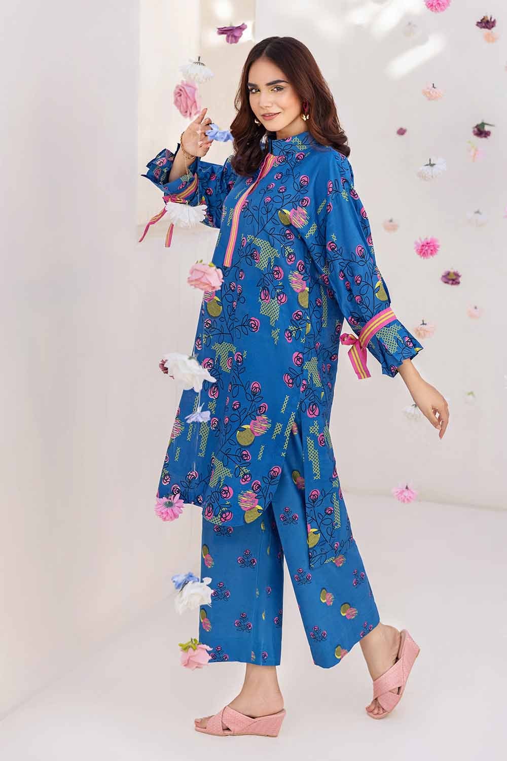 2 Piece Printed Cambric Unstitched Suit TCN-32002