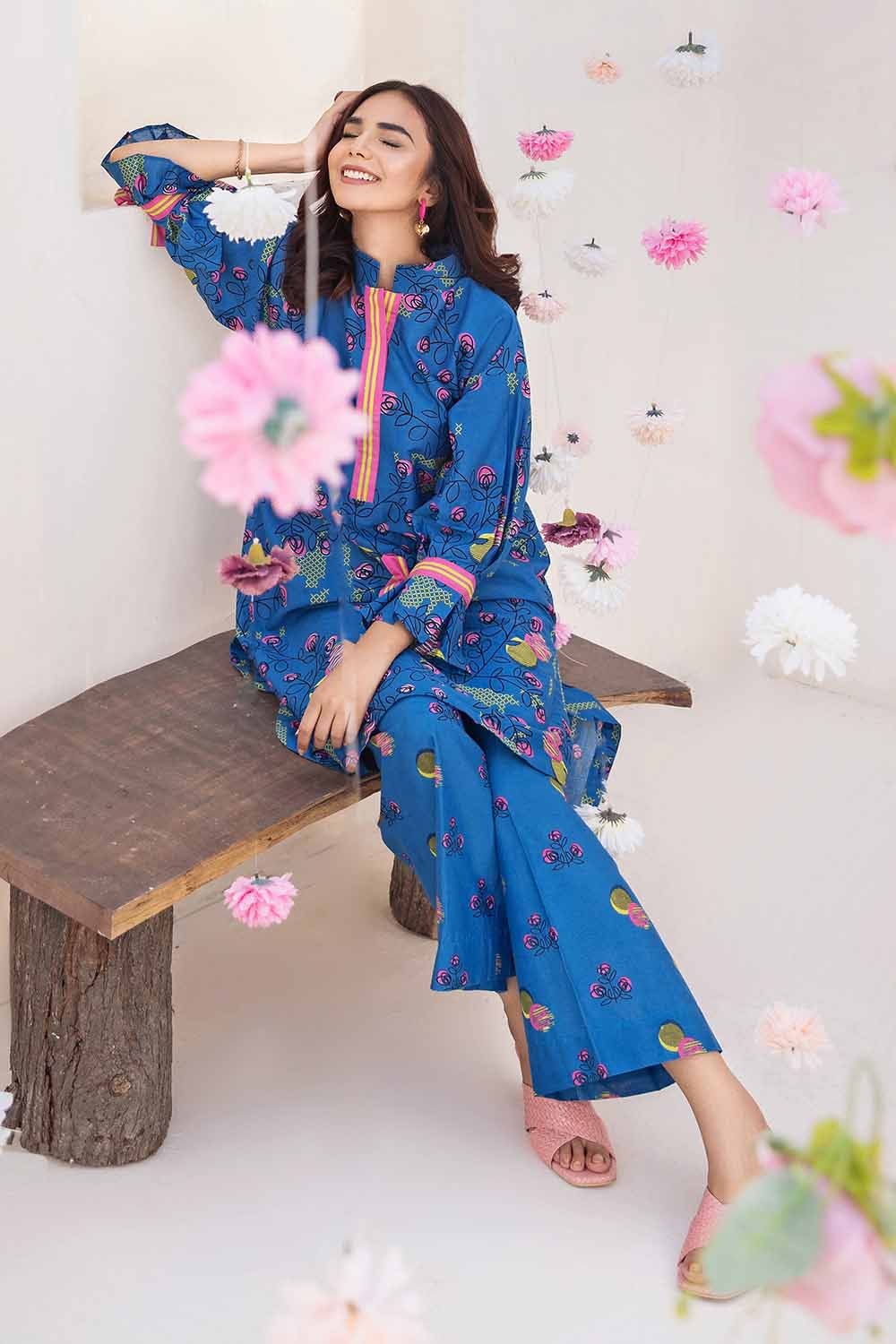 2 Piece Printed Cambric Unstitched Suit TCN-32002