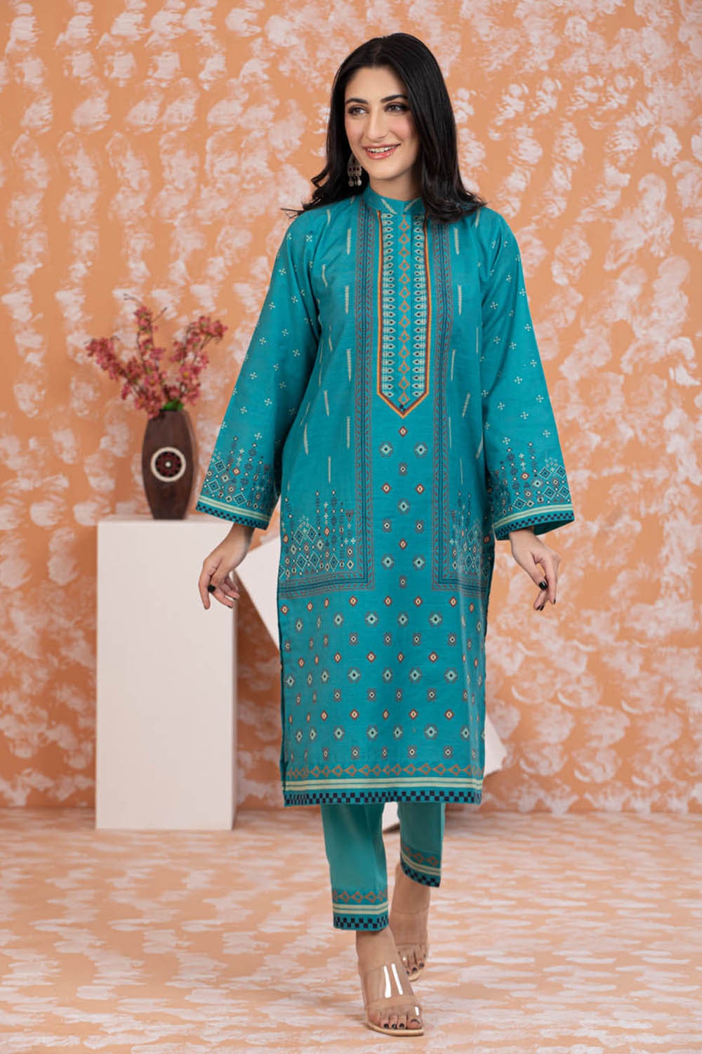2 Piece Khaddar Unstitched Digital Printed Suit WNST-32045