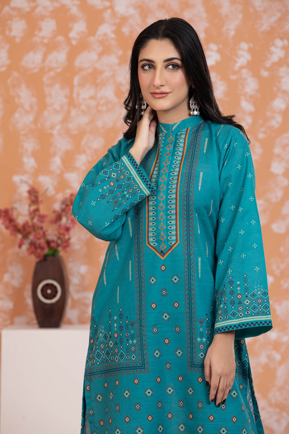 2 Piece Khaddar Unstitched Digital Printed Suit WNST-32045