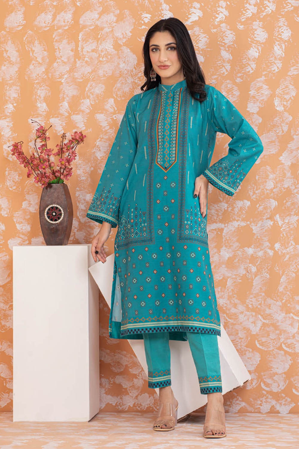 2 Piece Khaddar Unstitched Digital Printed Suit WNST-32045