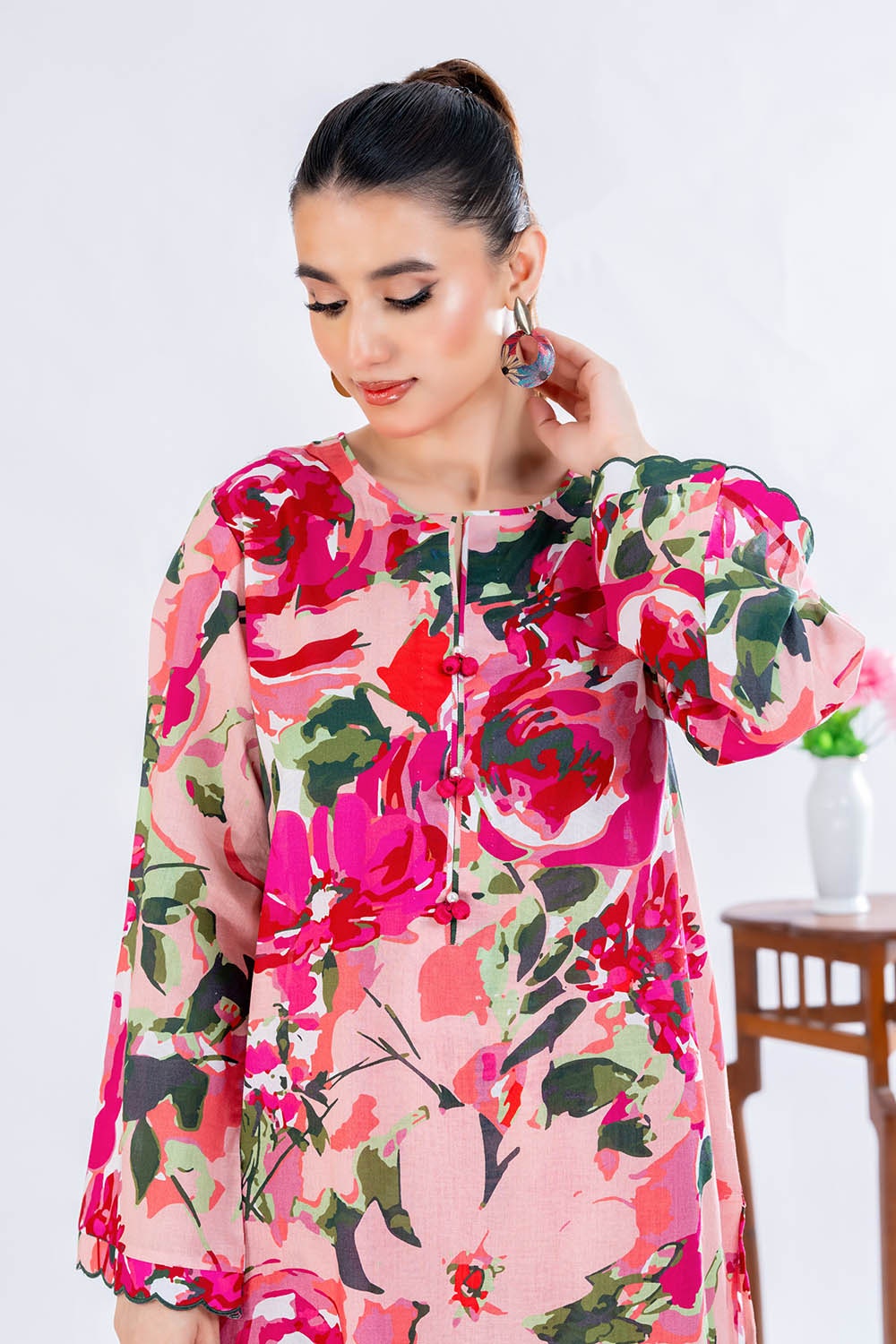 2 Piece Unstitched Printed Lawn Suit TLP-52017