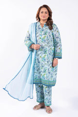 1 Piece Unstitched Printed Lawn Shirt SL-52024