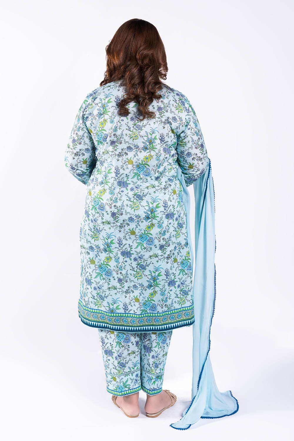 1 Piece Unstitched Printed Lawn Shirt SL-52024