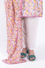 3 Piece Unstitched Printed Lawn Suit with Printed Chiffon Dupatta BM-52030