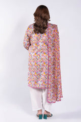3 Piece Unstitched Printed Lawn Suit with Printed Chiffon Dupatta BM-52030