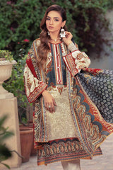 2 Piece Unstitched Cotton Printed Suit TCN-22002