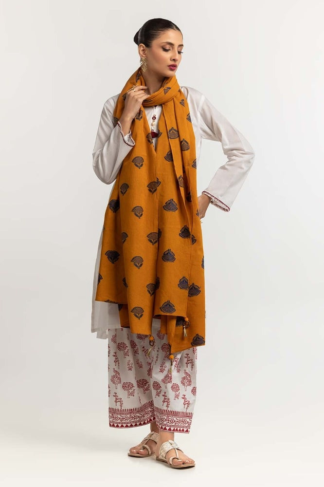 Dyed Jacquard Dupatta