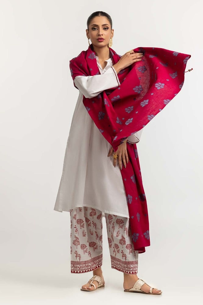 Dyed Jacquard Dupatta