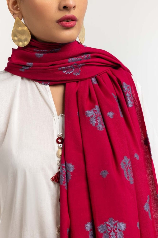 Dyed Jacquard Dupatta