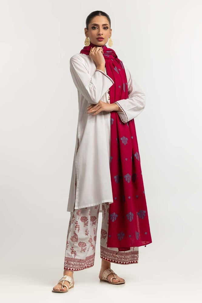 Dyed Jacquard Dupatta