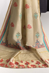 Dyed Khadi Screen Print Dupatta DUP-24-37