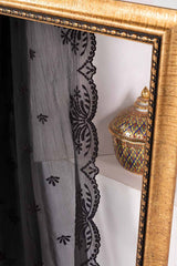 Embroidered Crinkle Chiffon Dupatta-21-24