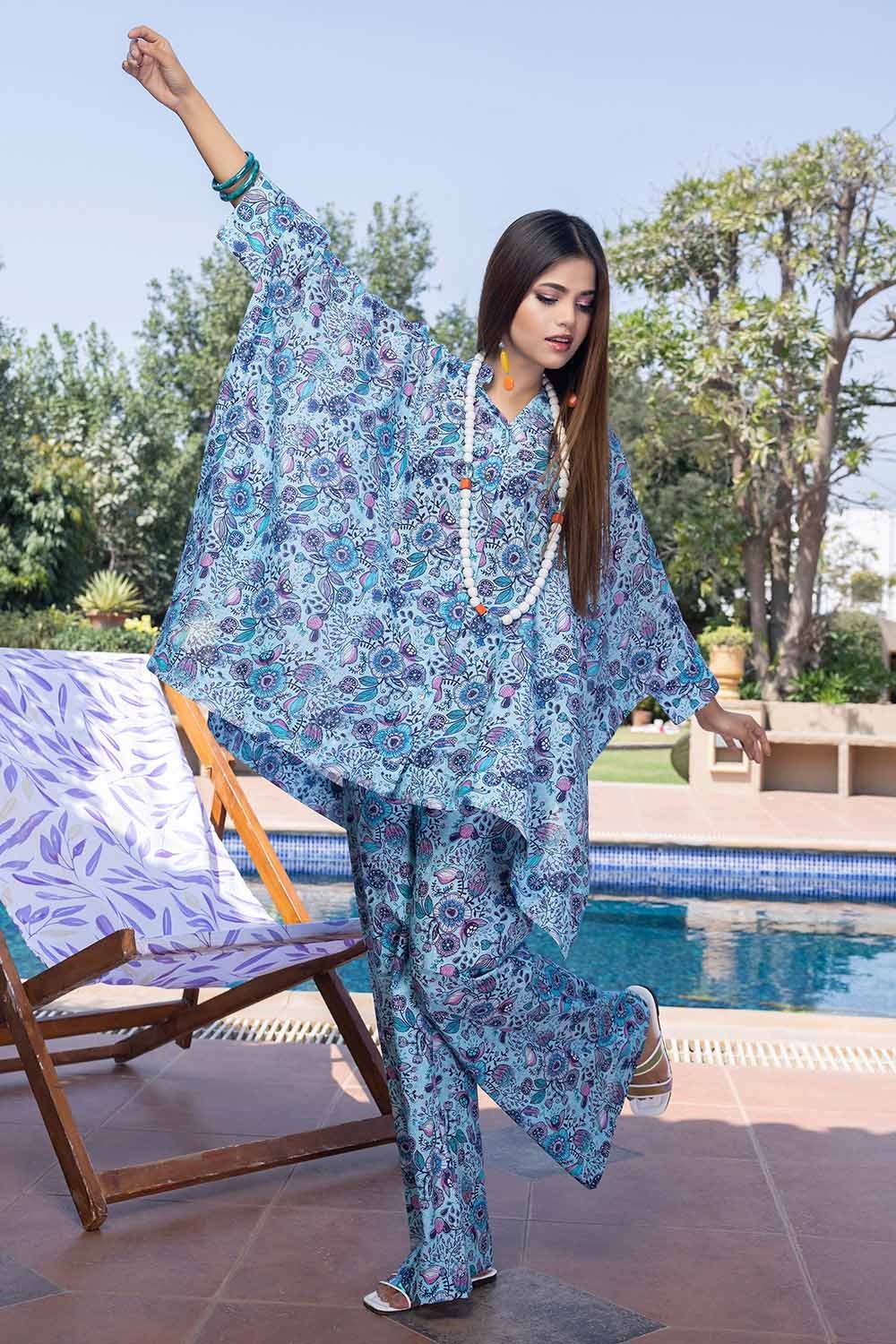 2 Piece Printed Lawn Unstitched Suit TLP-32002