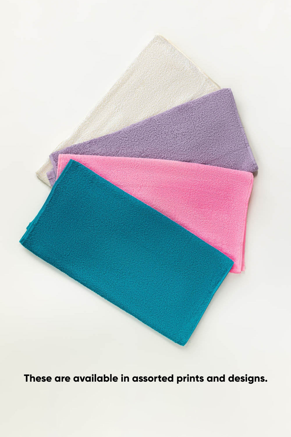 Assorted Combed Dyed Hand Towel - 250 GRM