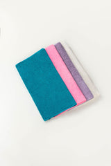 Assorted Combed Dyed Hand Towel - 250 GRM