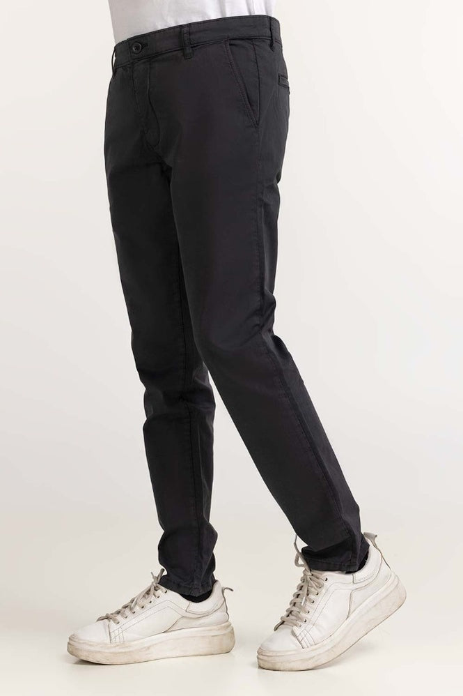 Ebony Basic Dyed Khaki Pant MN-TRKH- WS23-001 E