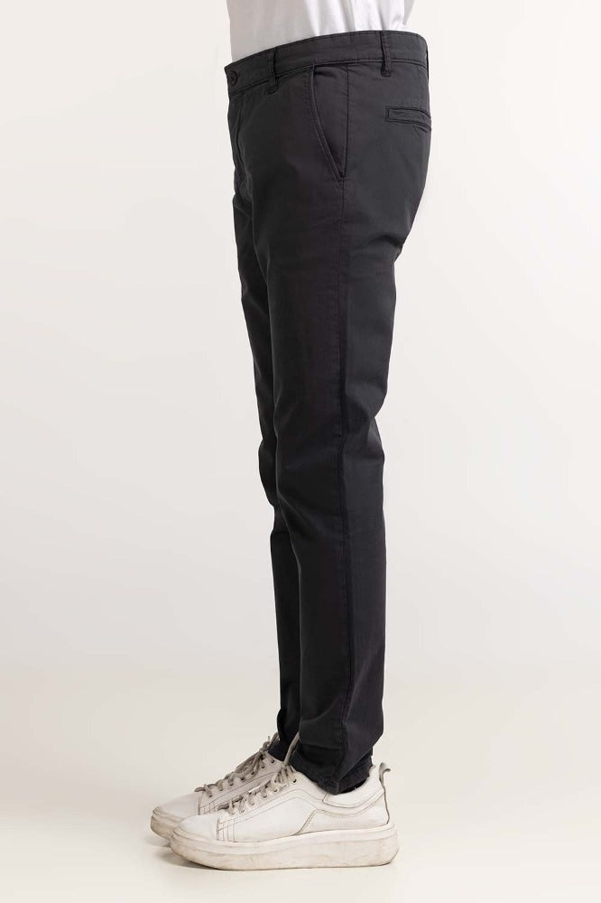 Ebony Basic Dyed Khaki Pant MN-TRKH- WS23-001 E