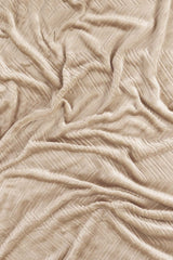 AW22-ECRU Embossed Single Ply Fleece