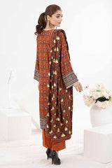 3 Piece Printed Linen Unstitched Suit WNS-32153 A