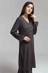 2 PC Premium Fine Wash & Wear Fabric Dark Grey Vision Fortune