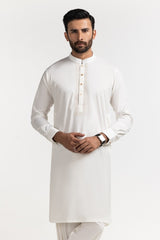 Egg White Embroidered Suit SK-E24-022
