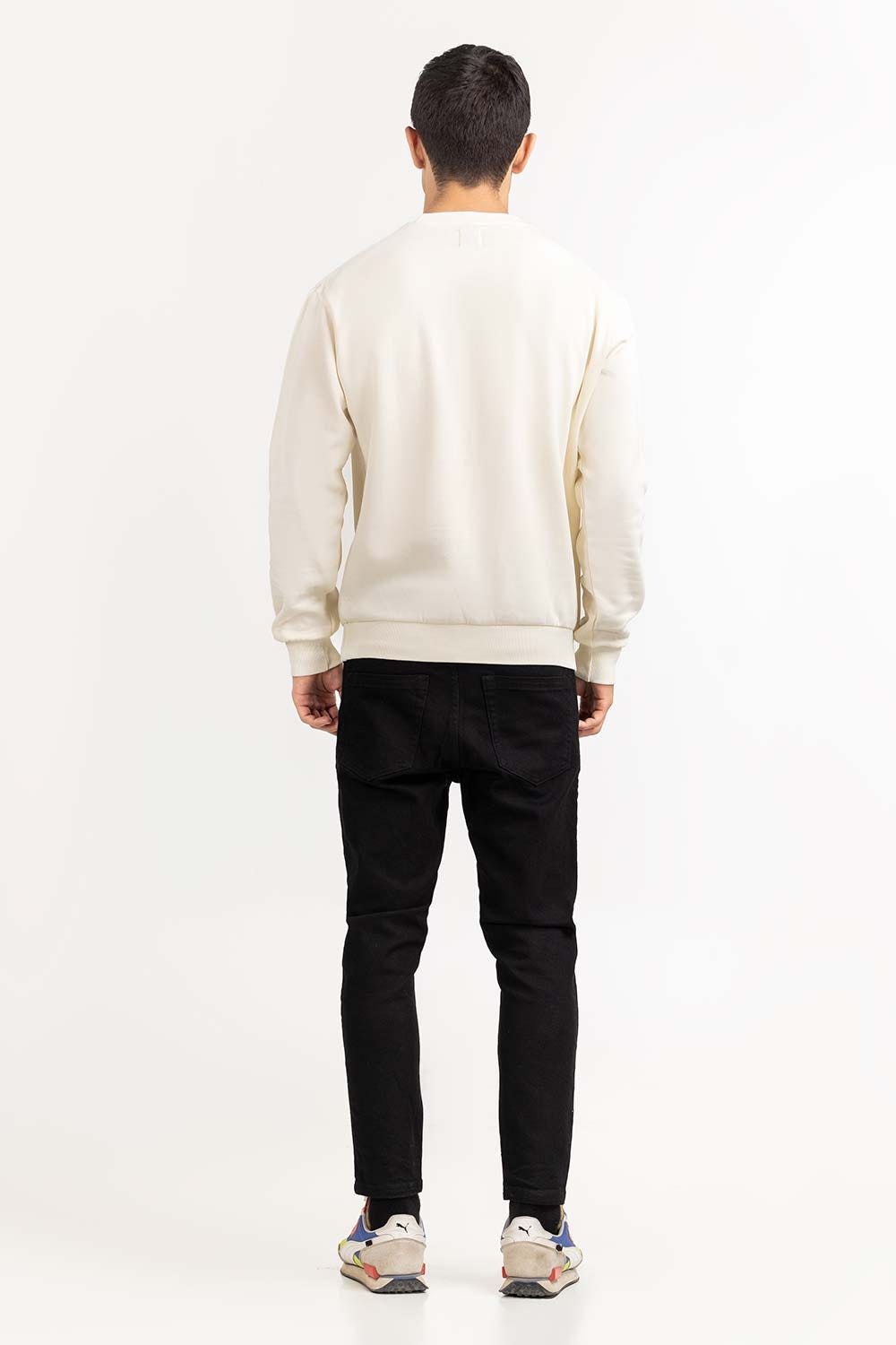 Egret Knit Regular Sweatshirt 224-112-045