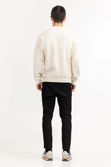 Egret Knit Regular Sweatshirt 224-112-045
