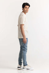 Egret White Pique Tee TS-CNPK24-061