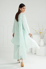 3 Piece Unstitched Schiffli Embroidered Lawn Suit with Embroidered Chiffon Dupatta PM-52050