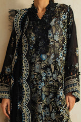 3 Piece Unstitched Embroidered Swiss Voile Suit with Embroidered Chiffon Dupatta LSV-52025