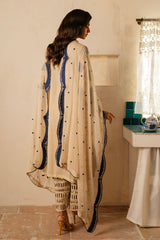 3 Piece Unstitched Embroidered Swiss Voile Suit with Embroidered Chiffon Dupatta LSV-52020