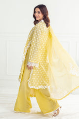 3 Piece Unstitched Lacquer Printed Lawn Suit with Embroidered Paper Cotton Dupatta PC-52001