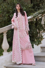 3 Piece Unstitched Embroidered Lawn Suit with Embroidered Paper Cotton Dupatta PM-52011