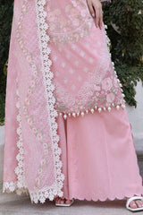 3 Piece Unstitched Embroidered Lawn Suit with Embroidered Paper Cotton Dupatta PM-52011